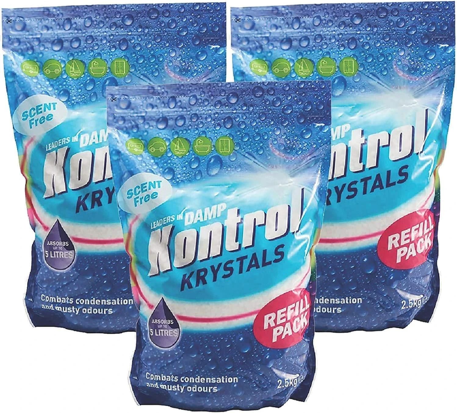 3 X Kontrol Krystals 2.5kg Refill Pack 1 3 X Kontrol Krystals 2.5kg Refill Pack