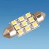 S8.5 Festoon 12v LED Bulb 9 LED Warm White