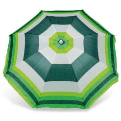 Yello Stripped Parasol -World Of Camping BGG1305 yello green striped parasol top
