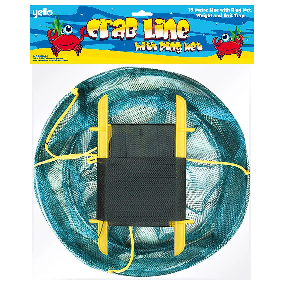 Crab Line Drop Net With Metal Ring And Handles - Image 2