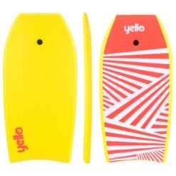 Yello 33" Slick Zig Zag Bodyboard (Yellow)