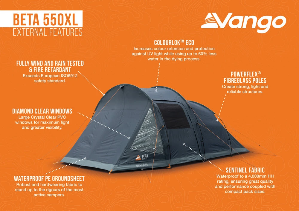 Vango Beta 550XL Tent 2025 10 Vango Beta 550XL Tent 2025 - Image 10