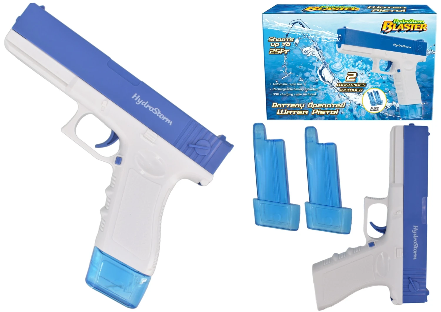 Kandy Toys Electric Water Gun With Rechargeable Battery 1 Kandy Toys Electric Water Gun With Rechargeable Battery