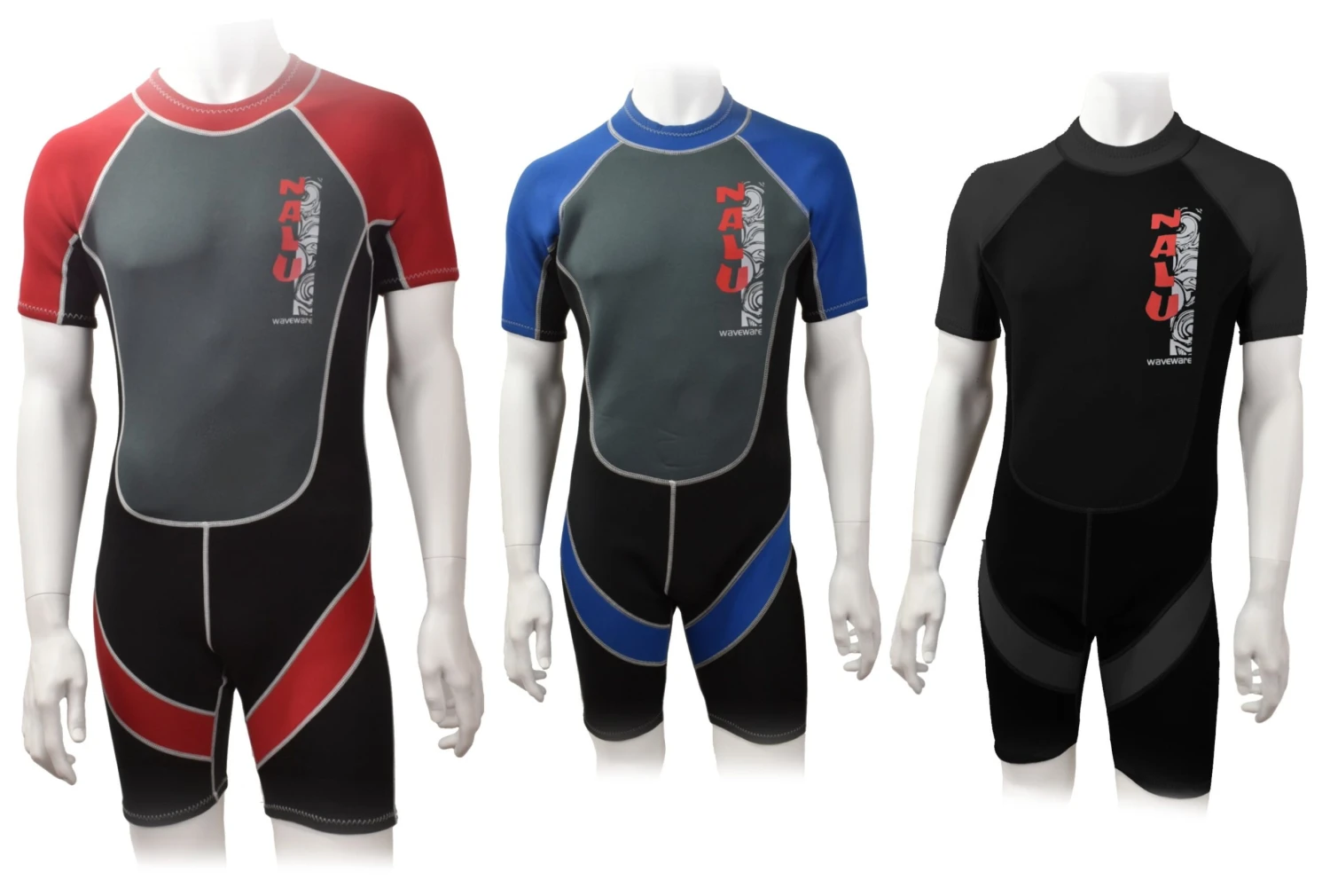 Nalu Adult Wetsuits - Red 1 Nalu Adult Wetsuits - Red
