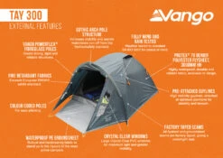 Vango Tay 300 Tent 2025 -World Of Camping Tay 300 Infographic External LowRes