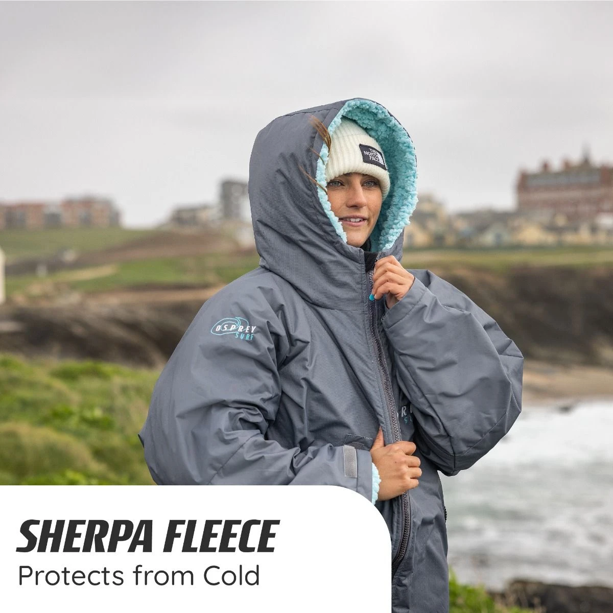 Osprey Changing Robe Grey 2 Osprey Changing Robe Grey - Image 2