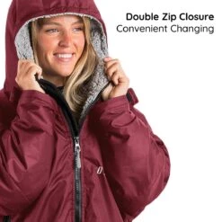 Osprey Unisex Changing Robe Maroon 15 Osprey Unisex Changing Robe Maroon -World Of Camping callout 2 10