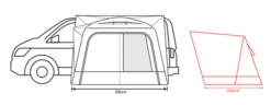 Outdoor Revolution Cayman Air Low Drive Away Awning 2025 -World Of Camping cayman air 3