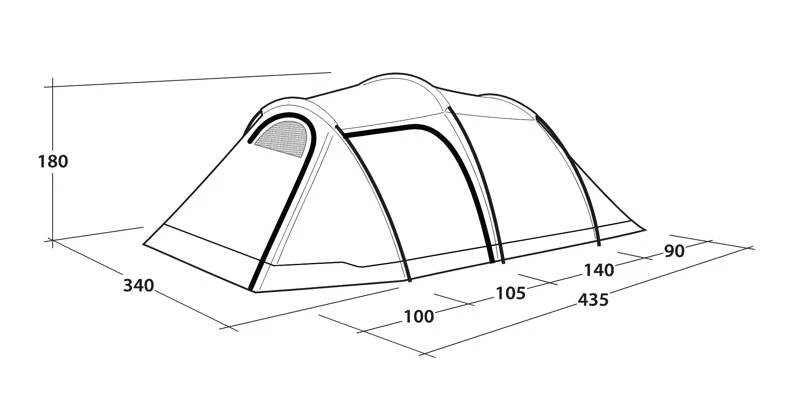 Outwell Earth 5 Plus Tent 2025 4 Outwell Earth 5 Plus Tent 2025 - Image 4