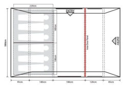 Outdoor Revolution Atom 600 Air Tent With Free Footprint -World Of Camping fp 4