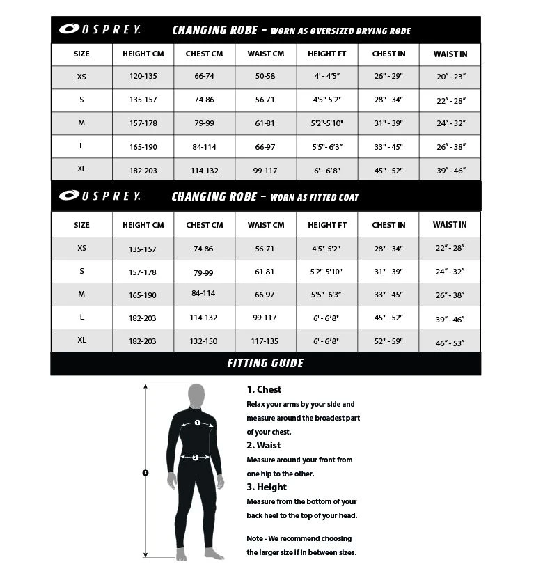 Osprey Changing Robe 2 Osprey Changing Robe - Image 2